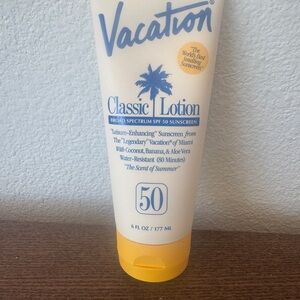 VACATION CLASSIC LOTION BROAD SPECTRUCM SPF 50 SUNSCREEN SEALED 6 FL OZ/177 ML